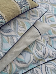 Bedeck of Belfast Soft Teal Green Rayanne Duvet Cover and Pillowcase Set - Image 3 of 4