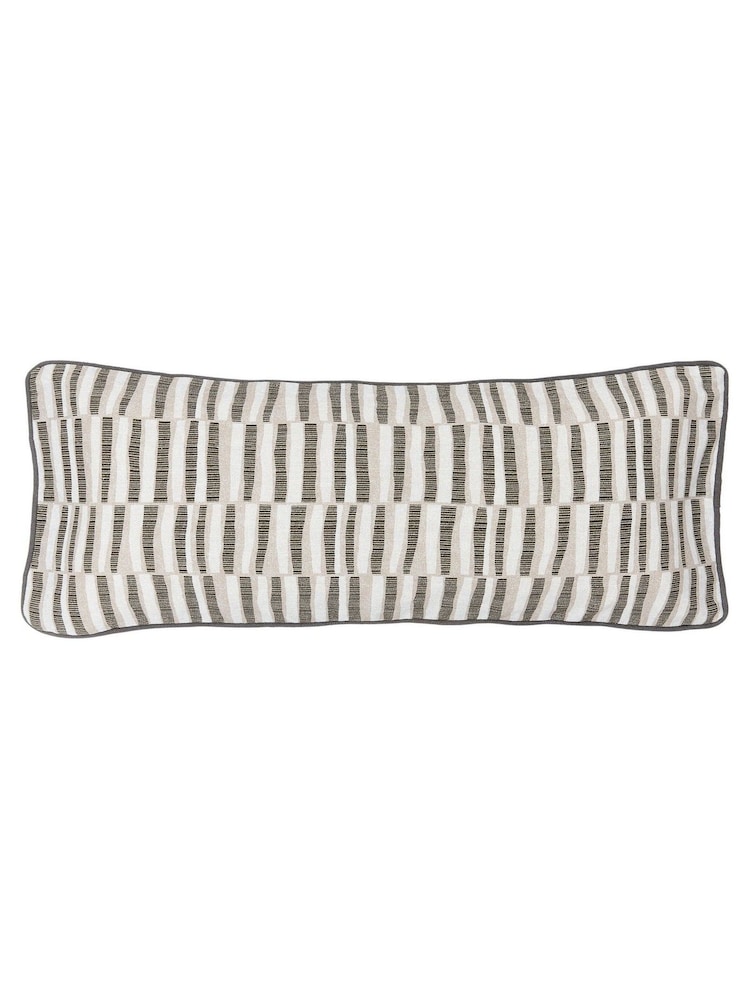 Bedeck of Belfast Charcoal Silver Kotana Cushion - Image 2 of 4 Bedeck of Belfast Charcoal Silver Kotana Cushion - Image 2 of 4