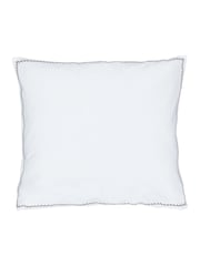 Bedeck of Belfast Linen Mulberry Red Green Elswyth Pillowcase Pair - Image 2 of 3