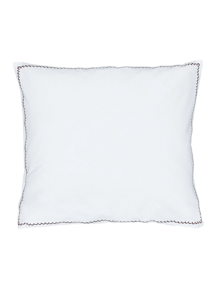 Bedeck of Belfast Linen Mulberry Red Green Elswyth Pillowcase Pair - Image 2 of 3