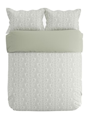 V&A Sage Silk Road Paisley Duvet Cover and Pillowcase Set - Image 4 of 4