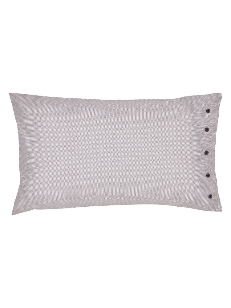 Bedeck of Belfast Pink Claudia Pillowcases Pair - Image 2 of 4