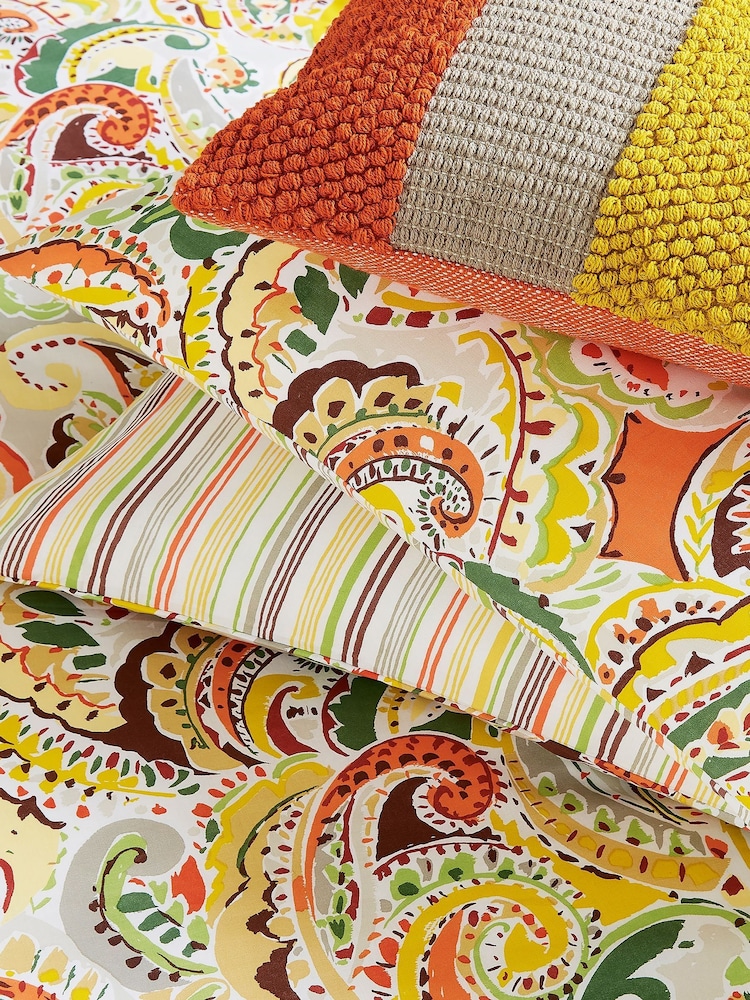 Helena Springfield Mango Penny Duvet Cover and Pillowcase Set - Image 6 of 6 Helena Springfield Mango Penny Duvet Cover and Pillowcase Set - Image 6 of 6