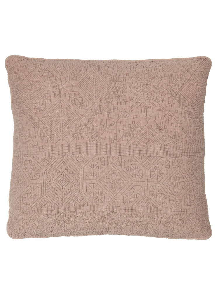 Bedeck of Belfast Coral Yellow Marielle 100% Cotton Pillowsham - Image 2 of 4
