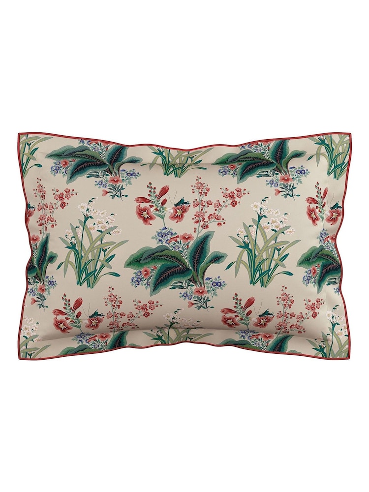 Sanderson Blush Jade Enys Garden Duvet Cover and Pillowcase Set - Image 3 of 4