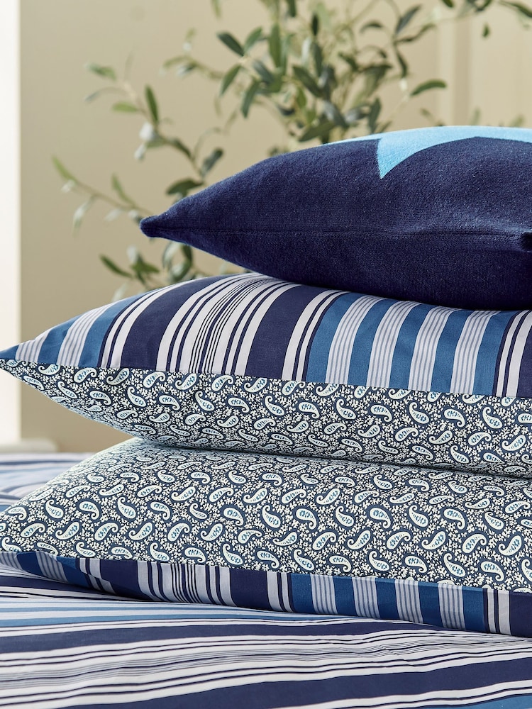 Helena Springfield Beach House Stripe Duvet Cover and Pillowcase Set - Image 4 of 5