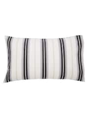 Helena Springfield Grey Linen Coopers 100% Cotton Stripe Duvet Cover and Pillowcase Set - Image 4 of 5