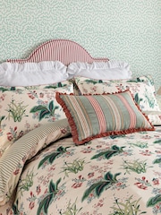Sanderson White Pinery Embroidered Square Pillowcase Pair - Image 1 of 4