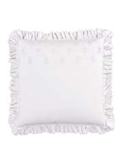 Sanderson White Pinery Embroidered Square Pillowcase Pair - Image 2 of 4