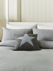 Helena Springfield Grey Jersey Duvet Cover and Pillowcase Set - Image 2 of 4