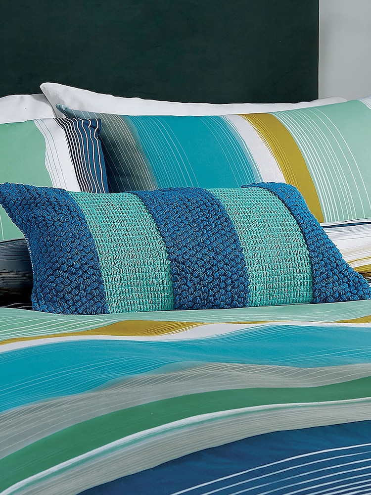 Helena Springfield Blue Carrie Duvet Cover and Pillowcase Set - Image 4 of 6