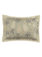 Sanderson Grey Blue Sage Chestnut Tree Duvet Cover and Pillowcase Set - Image 3 of 4