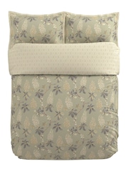 Sanderson Grey Blue Sage Chestnut Tree Duvet Cover and Pillowcase Set - Image 4 of 4