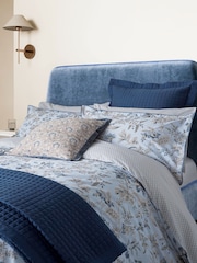 Bedeck of Belfast Powder Blue Linen Lorelei Pillowcase Pair - Image 3 of 4
