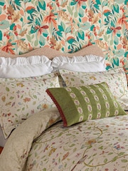 Sanderson Olive Mulberry Arils Garden Cushion - Image 1 of 4