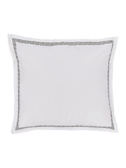 Bedeck of Belfast Yoko 100% Cotton Square Pillowcase Pair - Imagen 2 de 4
