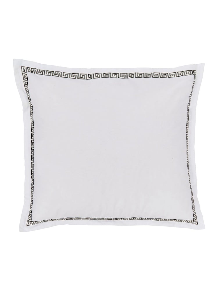 Bedeck of Belfast Yoko 100% Cotton Square Pillowcase Pair - Imagen 2 de 4