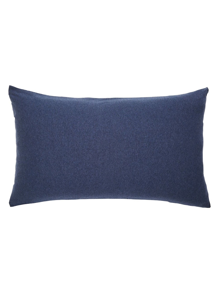 Helena Springfield Navy Jersey Duvet Cover and Pillowcase Set - Image 3 of 4