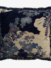 V&A Indigo Kyoto Garden Cushion - Image 2 of 4