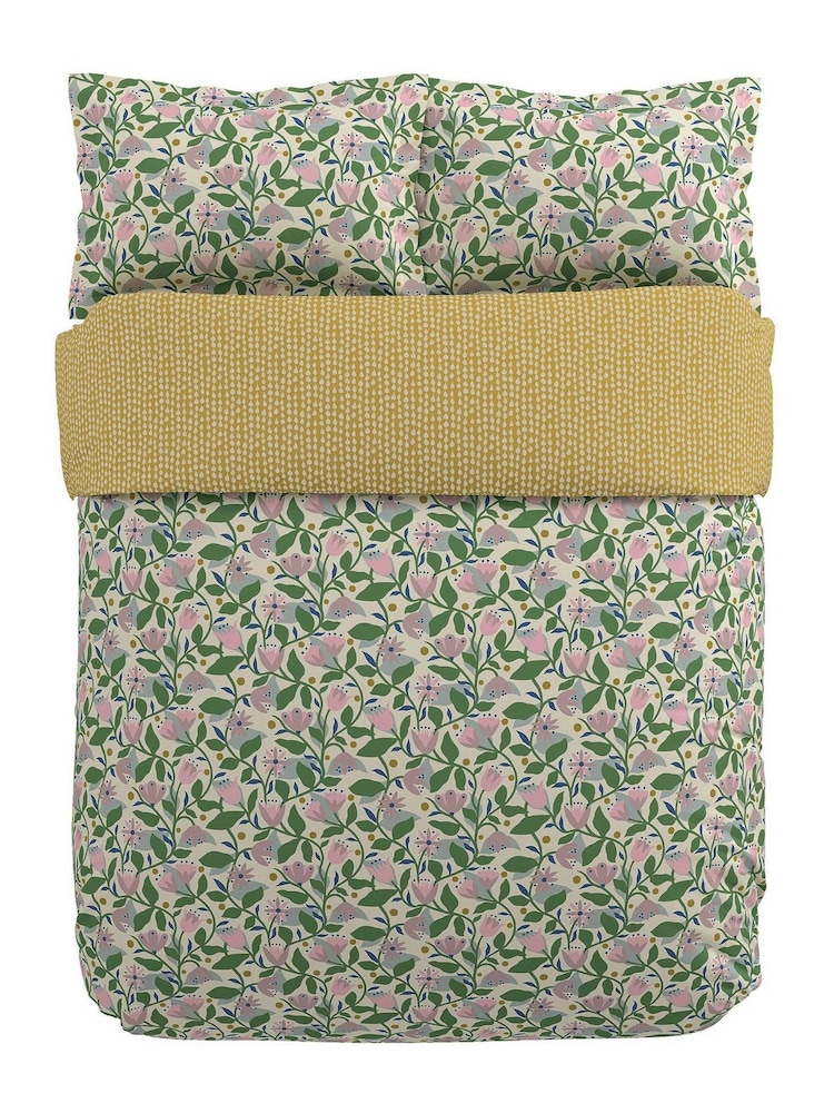 Scion Lavender Honey Dancing Daisies Duvet Cover and Pillowcase Set - Image 5 of 5