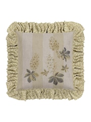 Sanderson Grey Blue Sage 100% Cotton Chestnut Tree Cushion - Image 2 of 4