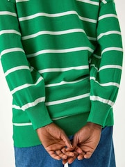 Roman Green Stripe Print Knitted Jumper - Image 5 of 5