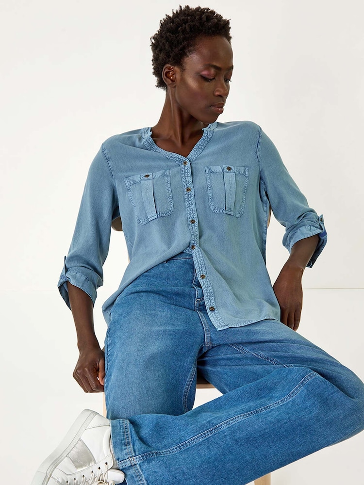 Roman Buttoned Pocket Shirt - Imagen 1 de 5