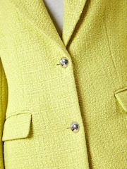 Roman Green Longline Boucle Tailored Blazer - Image 5 of 5
