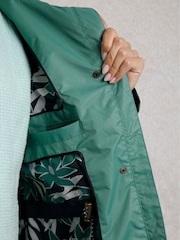 Weird Fish Blue Delara Showerpoof Jacket - Image 6 of 8