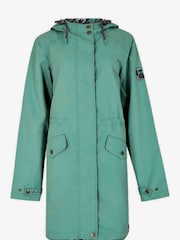 Weird Fish Blue Delara Showerpoof Jacket - Image 7 of 8