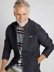 Weird Fish Blue Transom Full Zip Macaroni Jacket - Image 3 of 8