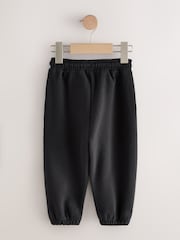 Black Regular Fit Soft Touch Joggers (3mths-7yrs) - Image 2 of 4