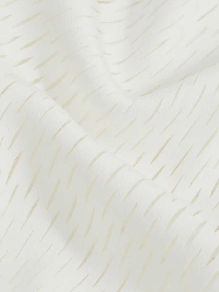 Reiss Cream Isabelle Atelier Laser Cut Vest Top - Image 6 of 6