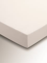 Helena Springfield Ivory Brushed Plain Dye Fitted Bed Sheet - Image 1 of 2