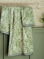 Morris & Co Herball Elmcote Towel - Image 1 of 2
