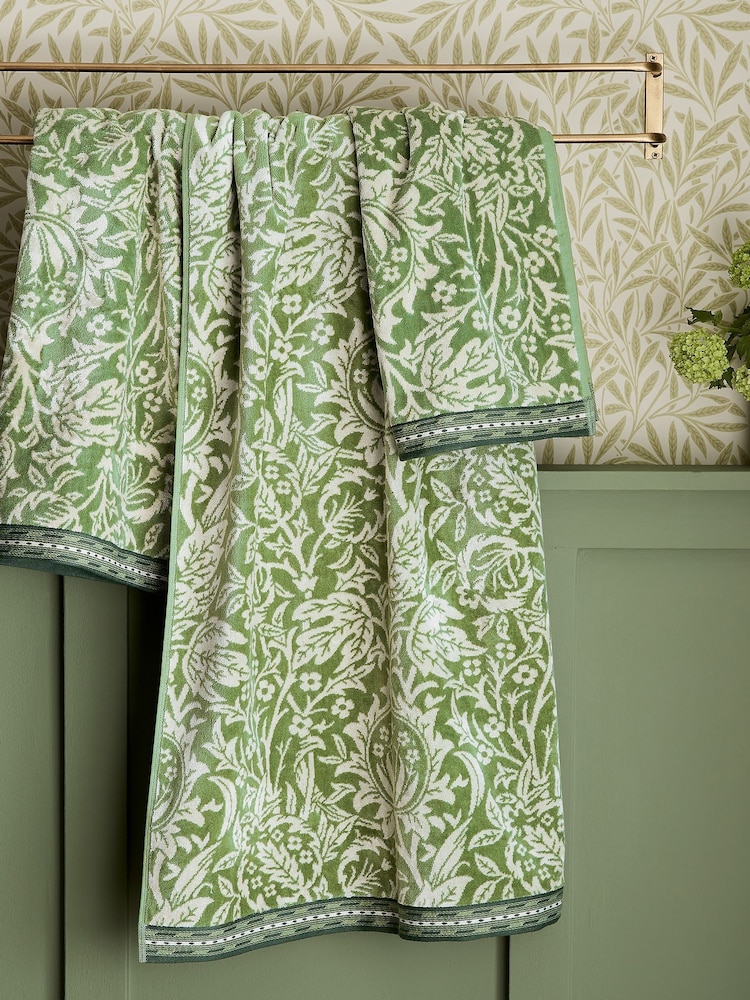 Morris & Co Herball Elmcote Towel - Image 1 of 2
