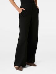 Forever New Black Frieda High Waist Wide Leg Pants - Image 4 of 5