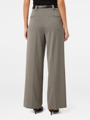 Forever New Grey Bonnie Belted Wide Leg Trousers - Image 2 of 5
