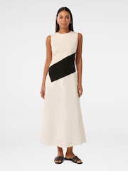 Forever New Cream Camryn Two Tone Asymmetrical Top - Image 5 of 5