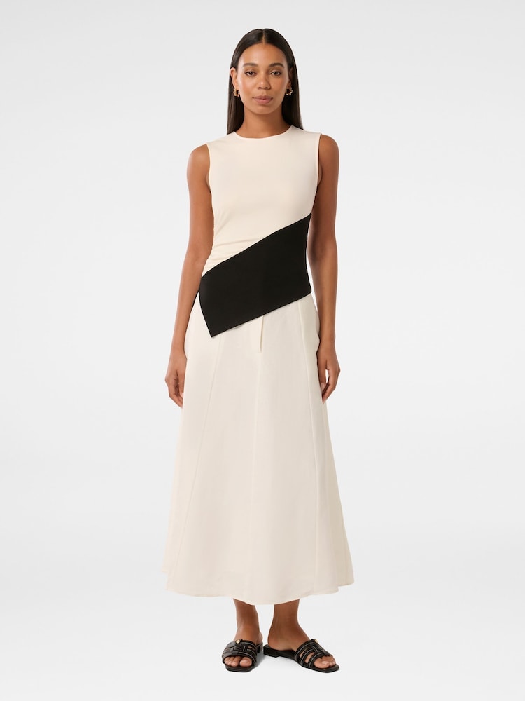 Forever New Cream Camryn Two Tone Asymmetrical Top - Image 5 of 5