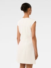Forever New White Clover Petite Snaffle Detail Mini Dress - Image 2 of 5