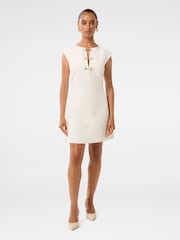 Forever New White Clover Petite Snaffle Detail Mini Dress - Image 5 of 5