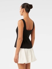 Forever New Black Collins Zip UpTank Top - Image 5 of 5