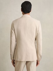 Pierre - Blazer ajusté Reiss Belmont Sb texturé à simple boutonnage - Image 5 de 8