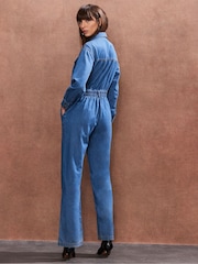 Ro&Zo 100% Cotton Denim Jumpsuit - Imagen 5 de 5