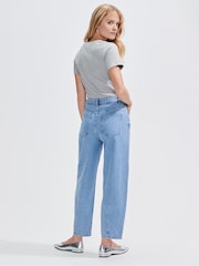 Ro&Zo Blue Barrel Leg Jeans - Image 2 of 4