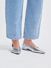 Ro&Zo Blue Barrel Leg Jeans - Image 3 of 4
