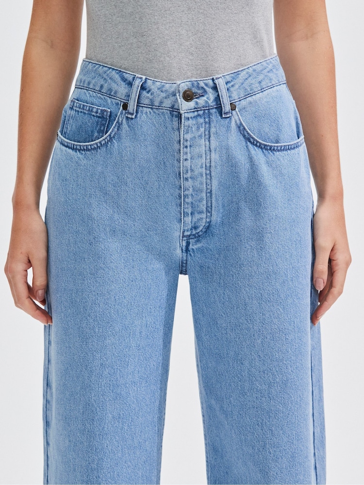 Ro&Zo Blue Barrel Leg Jeans - Image 4 of 4