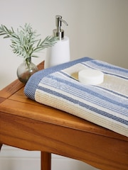 Bedeck of Belfast Powder Blue Linen Lorelei 100% Cotton Towel - Image 1 of 2