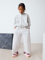Grey Zip Through Sweat Jacket (3-16yrs) - Image 2 of 8